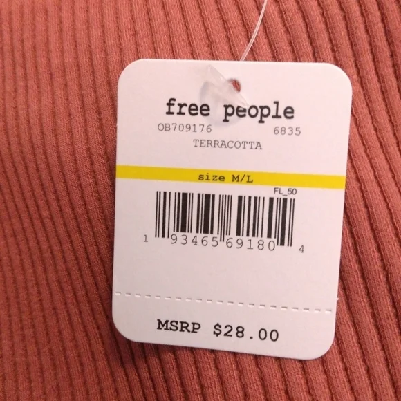 Solid Rib Brami in Terracotta - Picture 6 of 7